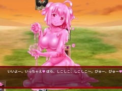 【#02 サキュバスデュエル実況(体験版)】爆乳スライム娘達に太ももコキやパイズリで射精させられまくり・・・(遊戯王似のカードゲームアニメーション同人エロゲー) - Screenshot 11 of 16 - 巨乳