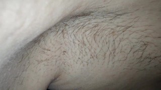 Hairy armpits blowjob nice soft saggy tits grabing