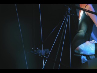crazy shibari show in russia – TATTOO GIRL – Bondage Show