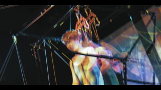 crazy shibari show in russia - TATTOO GIRL - Bondage Show