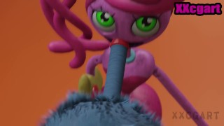Playtime With Poppies Huggy Wuggy And Big Mommy's Long Legs Blowjob