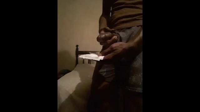 Stroking a long dick