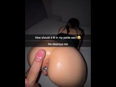 College student gets railed from roommate on Snapchat