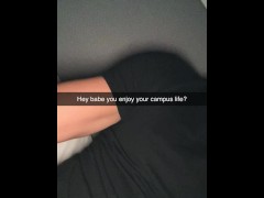 College student gets railed from roommate on Snapchat 2/16