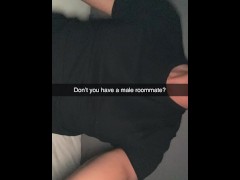 College student gets railed from roommate on Snapchat 3/16