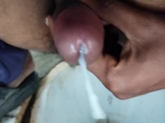 Morning Hands Jerk off Handjob Orgasum is Big Dick