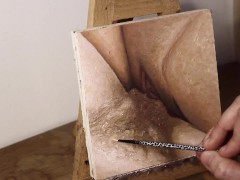 Pubes and Pussy Painting - JOI OF PAINTING EPISODE 115