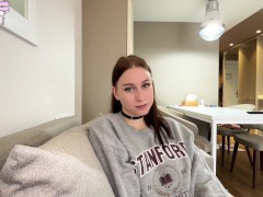 Моя распутная одноклассница хочет член, а не учиться. Трахнул ее и кончил ей в рот - Screenshot 1 of 16 - Classmate