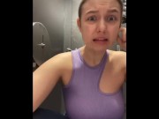 Preview 2 of He see how i masturbate on the changing room and want to join