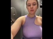 Preview 5 of He see how i masturbate on the changing room and want to join