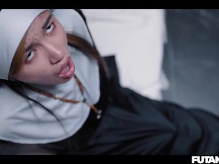 Frustrated Nuns Have Unholy Fuck When One Of Them Grows A Huge FUTA Dick screenshot number 2