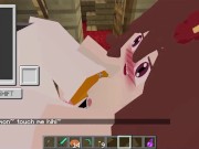 Preview 3 of Minecraft Jenny Sex Mod Blowjob On The Balcony - Minecraft Porn 2024