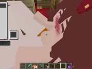 Preview 4 of Minecraft Jenny Sex Mod Blowjob On The Balcony - Minecraft Porn 2024