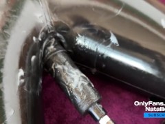 Latex doll NATALLIE - fuck machine / onlyfans video