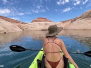 Preview 1 of Real Big Ass Girlfriend Fucked Hard on a Naughty Adventure - Horny Hiking - POV 4K