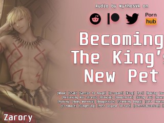 Tornando-se o Novo Animal De Estimação do Rei | RPG DE ÁUDIO ASMR