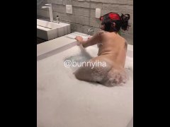 bathtub - taking a sexy shower