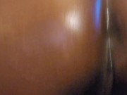 Preview 6 of Getting horny clapping my ebony oiled juicy ass before work