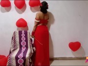 Preview 4 of Indian Babe On Valentine Day Seducing Her Lover With Her Hot Big Boobs