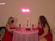 Preview 2 of Valentines first date 2 girls farting