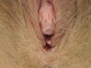 Preview 4 of Extreme Closeup Pussy Stretching Vulva Clit Lips