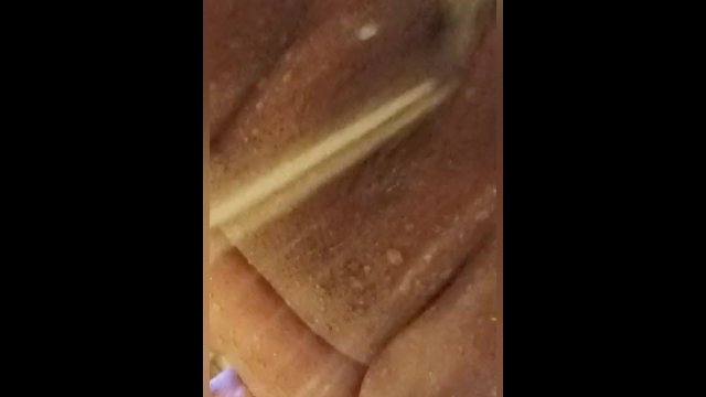 Shaved pretty pussy squirting while I masturbate in the shower ??? I cum so hard  shower head!!!