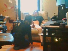 Voyeur Shot of Heather Kane Making Cock Gush!