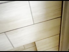 motel desk lady escorts to my room and i jerkoff in the shower
