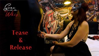Intense Chastity Teasing Handjob Footjob and Ruined Orgasm on the Saint Andre's Cross (Trailer)