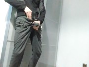 Preview 3 of 🇬🇧🇺🇸I Show You My Hard Banana Inside My Pants and I Masturbate in My Friend's Bedroom
