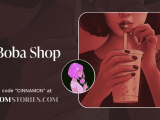 Audio Preview | Hooking up with the Girl from the Boba Shop | ASMR Erotic Audio Roleplay