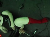 Rubber boy fucked by machine part 2