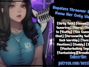 Preview 1 of Hopeless Streamer Gets To Know Her Only Viewer | Audio Roleplay