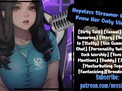 Hopeless Streamer Gets To Know Her Only Viewer | Audio Roleplay