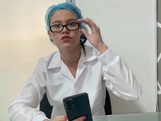 Hotlatincouple- DOCTOR HELPS me with SPERM DONATION with her VAGINA