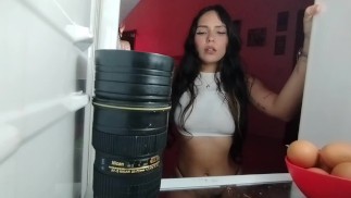 I WENT IN LOOKING FOR THE MILK IN THE FRIDGE AND I GOT IT - PORN IN SPANISH