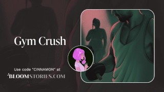 Aperçu audio | Accrocher avec votre béguin yandere gym | ASMR Jeu de rôle audio érotique | Fellation |