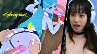 i watched Rebecca fuck at work lol :) Cyberpunk HENTAI