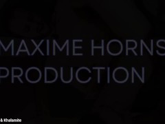 Khalamite - First bisex pegging session with Maxime horns 16/16