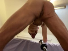 Taking a 10” x 2” BBC in my white ass