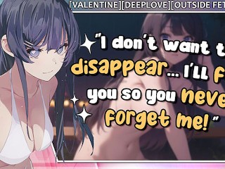 HENTAI JOI - Valentine's Day with Sakurajima Mai, she'll make sure you never Forget her 🖤