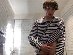 Gay Teen Model Masturbates Inside Walmarts Public Restroom!