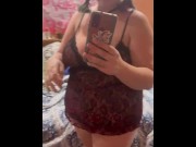 Preview 1 of Behind the scenes video chat with Bbw content creator