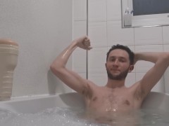 James Denton Strips out of Suit and Fucks a Fleshlight - Scottish 4K