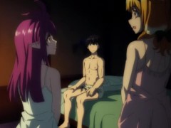 SMALL TITS BABE AND BIG TIT MILF BABE FUCK HARDCORE IN THREESOME.