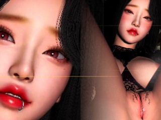 Koreaans Schattig Model Pussy Juicy👀 (Hot Spreid Benen!)