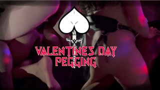 😈Straight Boyfriend Gets Pegging For Valentines Day❤️ AMATEUR BBC CUCK BI ANAL TRAINING BDSM FEMDOM