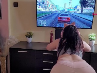 My Girlfriend Plays 🇲🇦 GTA 5 زيد حويني أ حبي 💦​🔥​(أححح على هد التيتيزة تتلعب جيتي🎮و تتحوى💋)