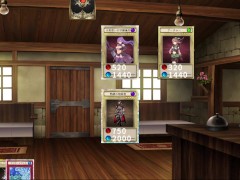 【#05 サキュバスデュエル実況(体験版)】爆乳女剣士にパイズリ胸射させられ、女弓兵に高速手コキで射精させられ・・・(アニメーション同人エロゲー) - Screenshot 10 of 16 - Hentai