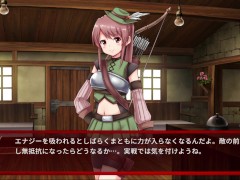 【#05 サキュバスデュエル実況(体験版)】爆乳女剣士にパイズリ胸射させられ、女弓兵に高速手コキで射精させられ・・・(アニメーション同人エロゲー) - Screenshot 14 of 16 - Hentai Bigtits